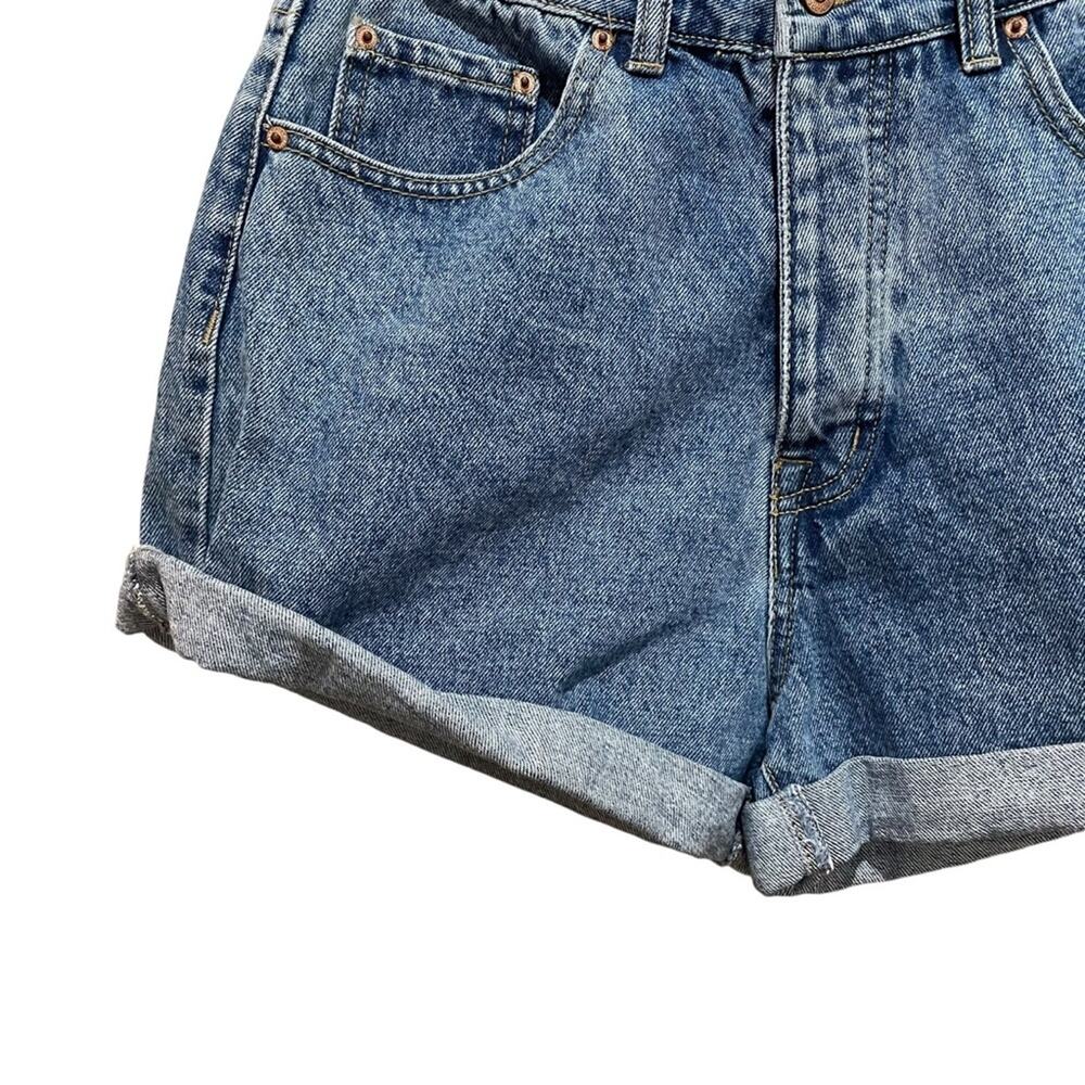 Forever 21 Cuffed Button Fly Denim Shorts Size 29 - Picture 2 of 9